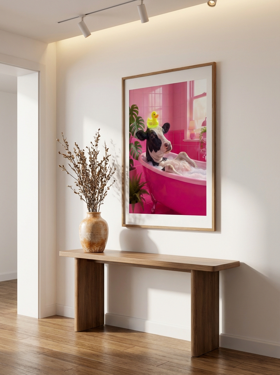 Eğlenceli İnek Tablosu