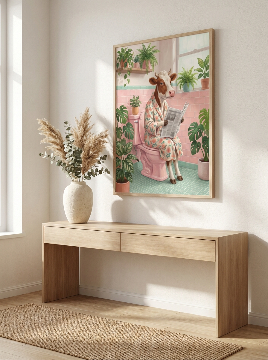 İnekli Tuval - Herkesi Gülümsetin