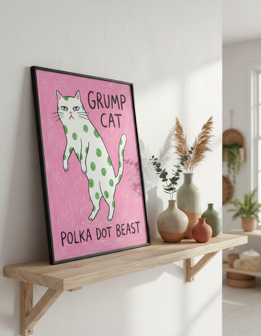 Grumpy Cat Defter - Not Almanın Belirgin Yüzü