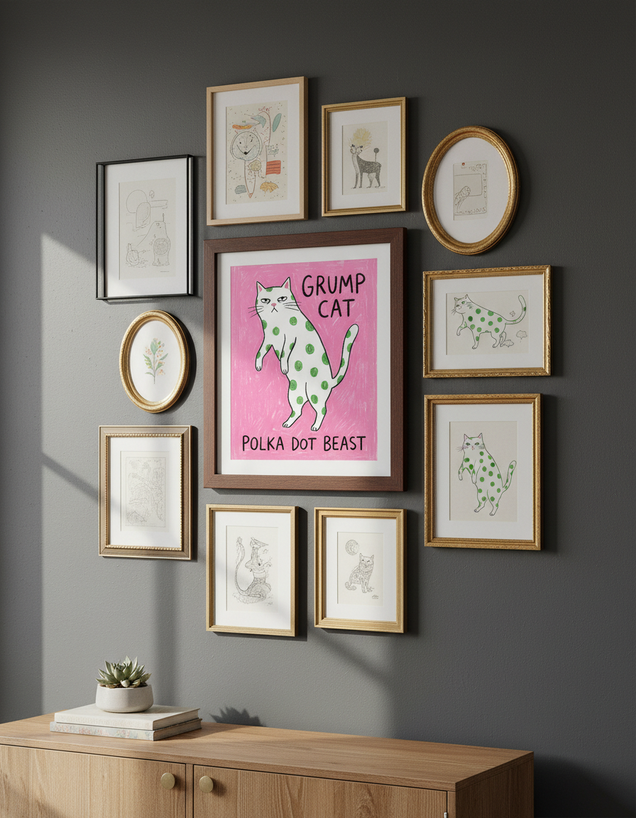 Rustik Dekorasyonda Grumpy Cat: Doğanın İçinden Gelen Neşe