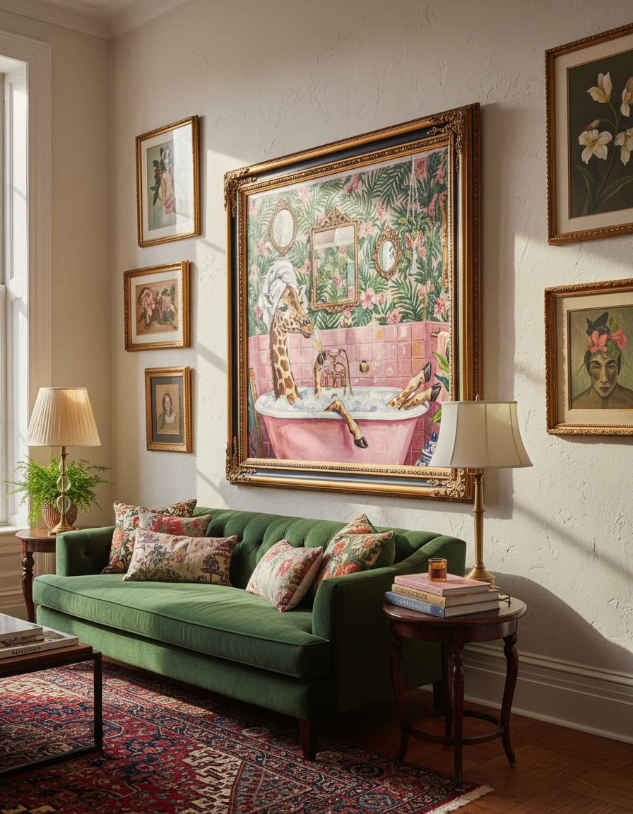 Giraffe Quote Duvar Sanatı