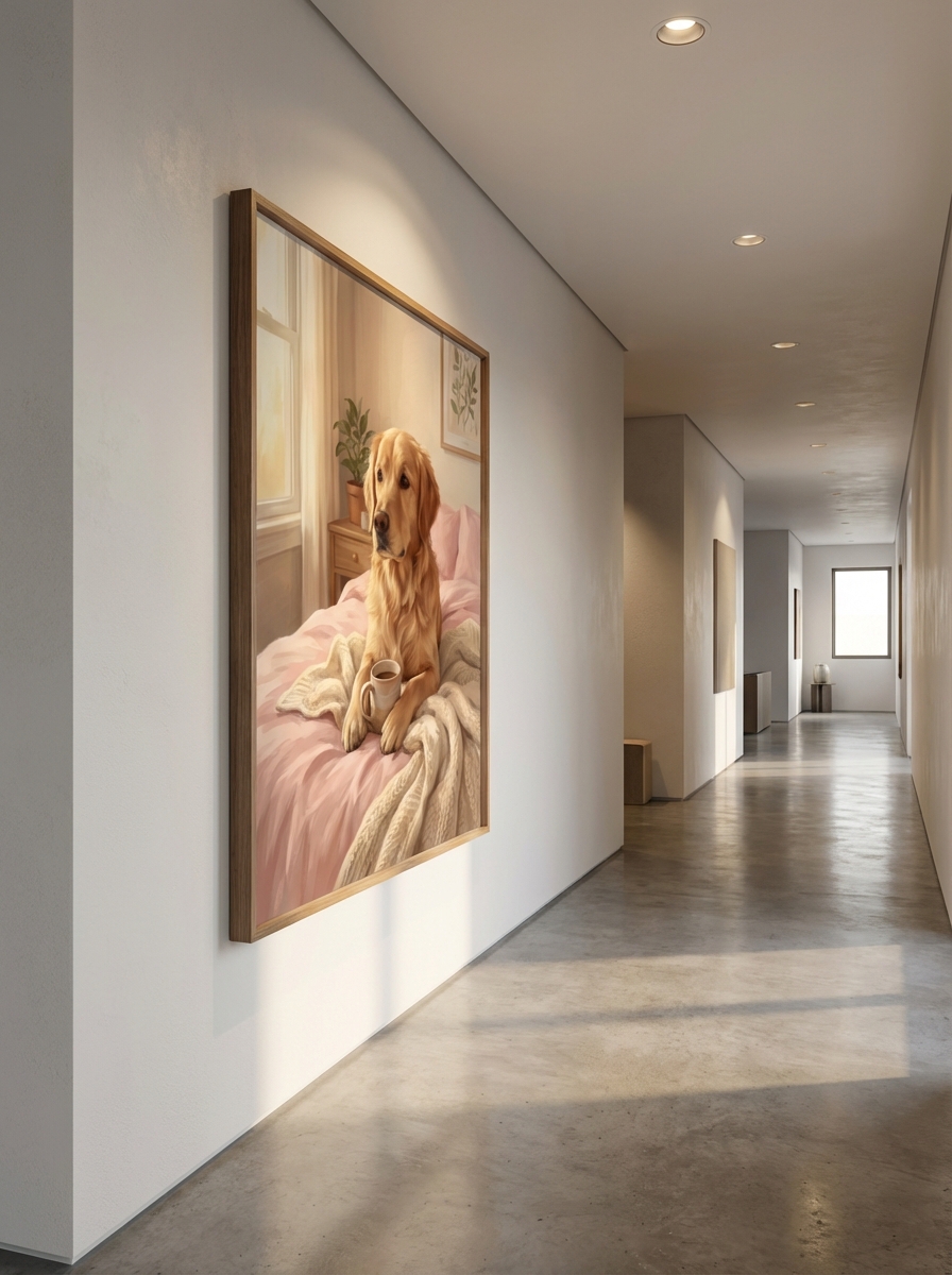 Eğlenceli Golden Retriever Kahve Sanatı - Mutlaka Sahip Olun