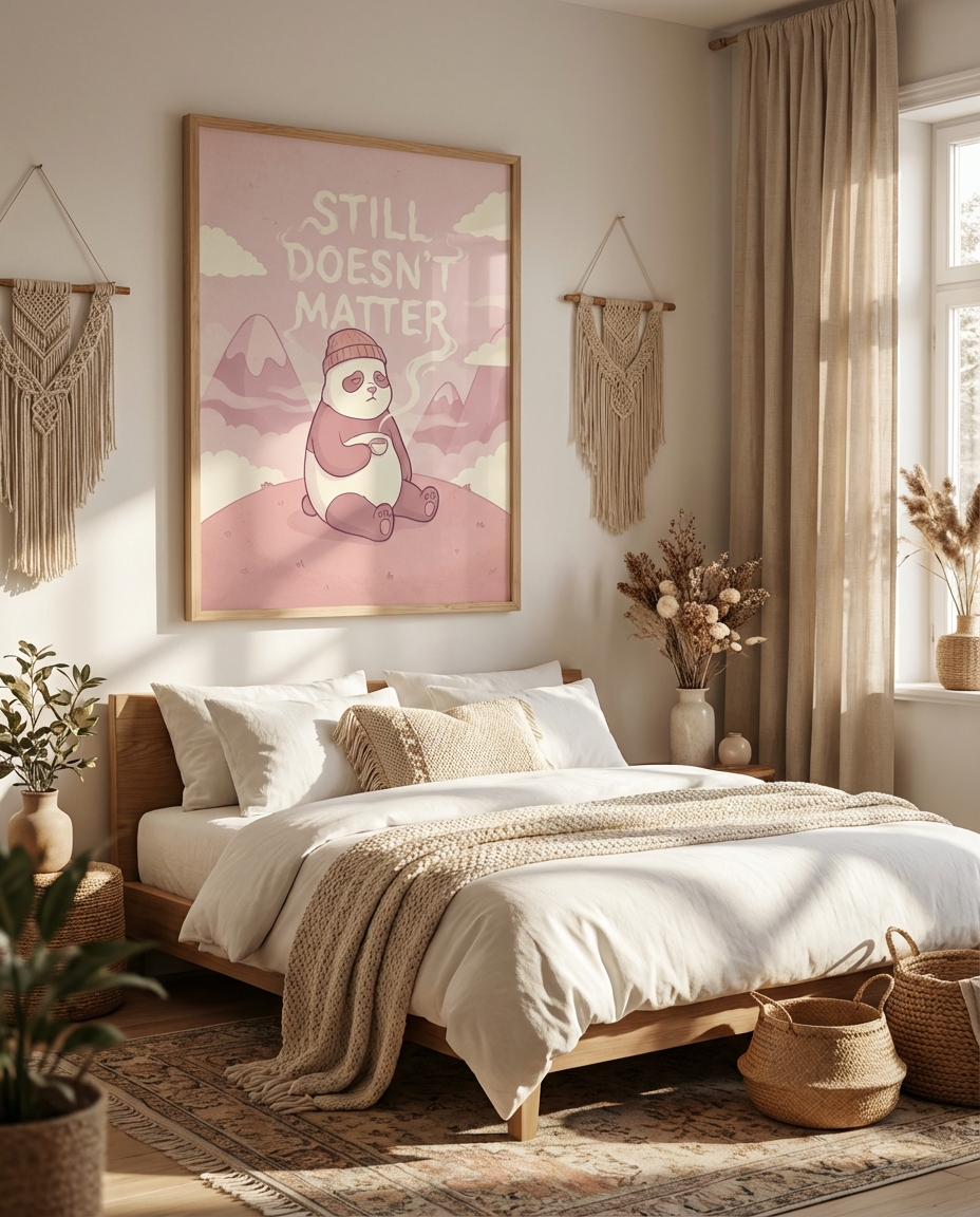 Renkli Bir Mutfağa Grumpy Panda ile Neşe Katın