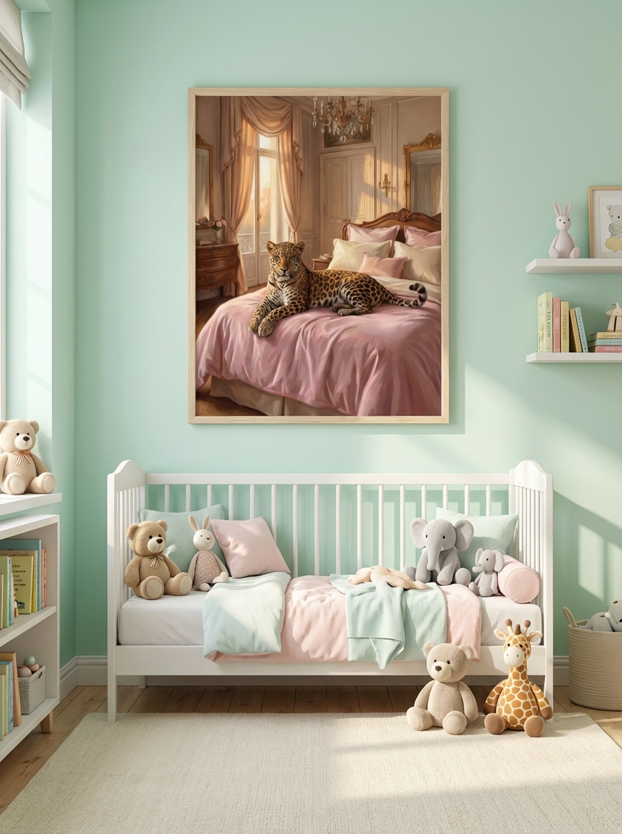 Leopard Print Art Print - Statement Wall Dekorasyonu