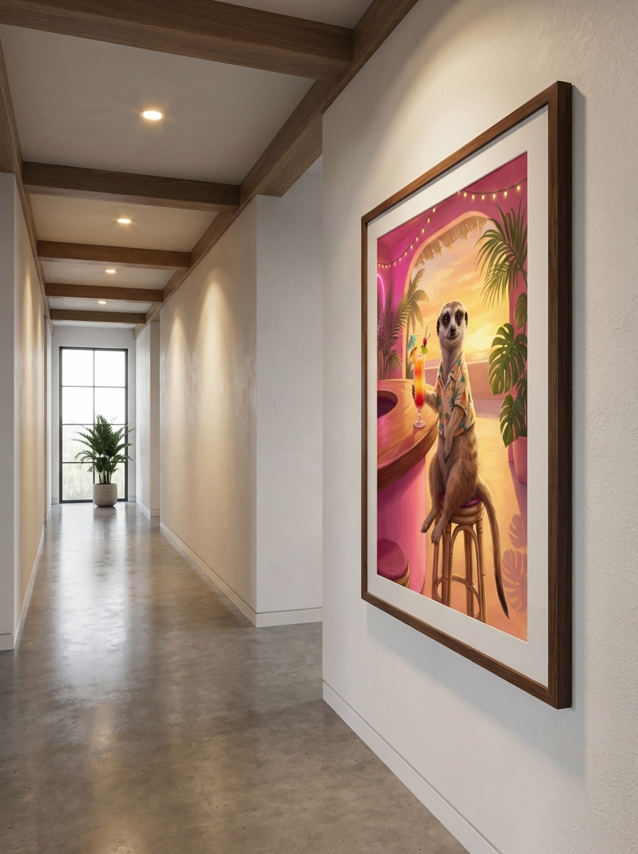 Modern Meerkat Plaj Tablosu