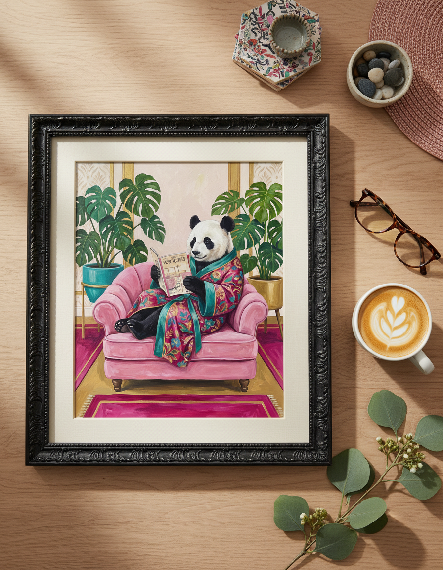 Panda Paspası | Panda Sanatı