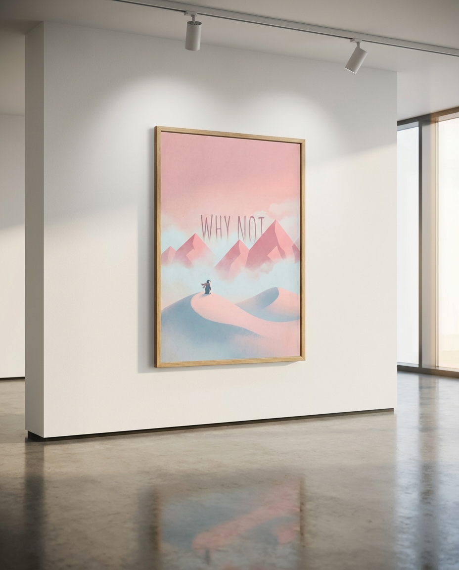 Sevimli Penguen Baskısı - Hayvanseverler İçin