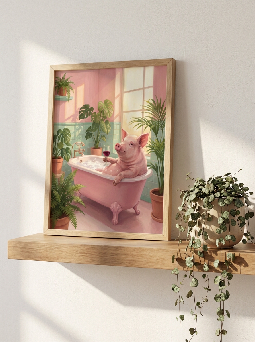 Sıradışı Domuz Tema Tablosu