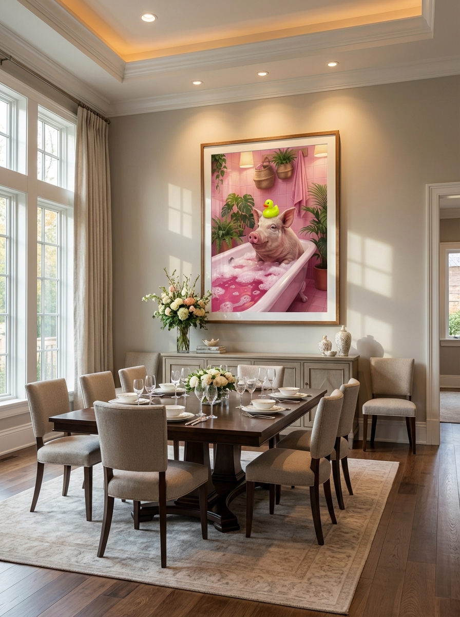 Evinizi Renklendiren Domuz Temalı Sanat Eserleri