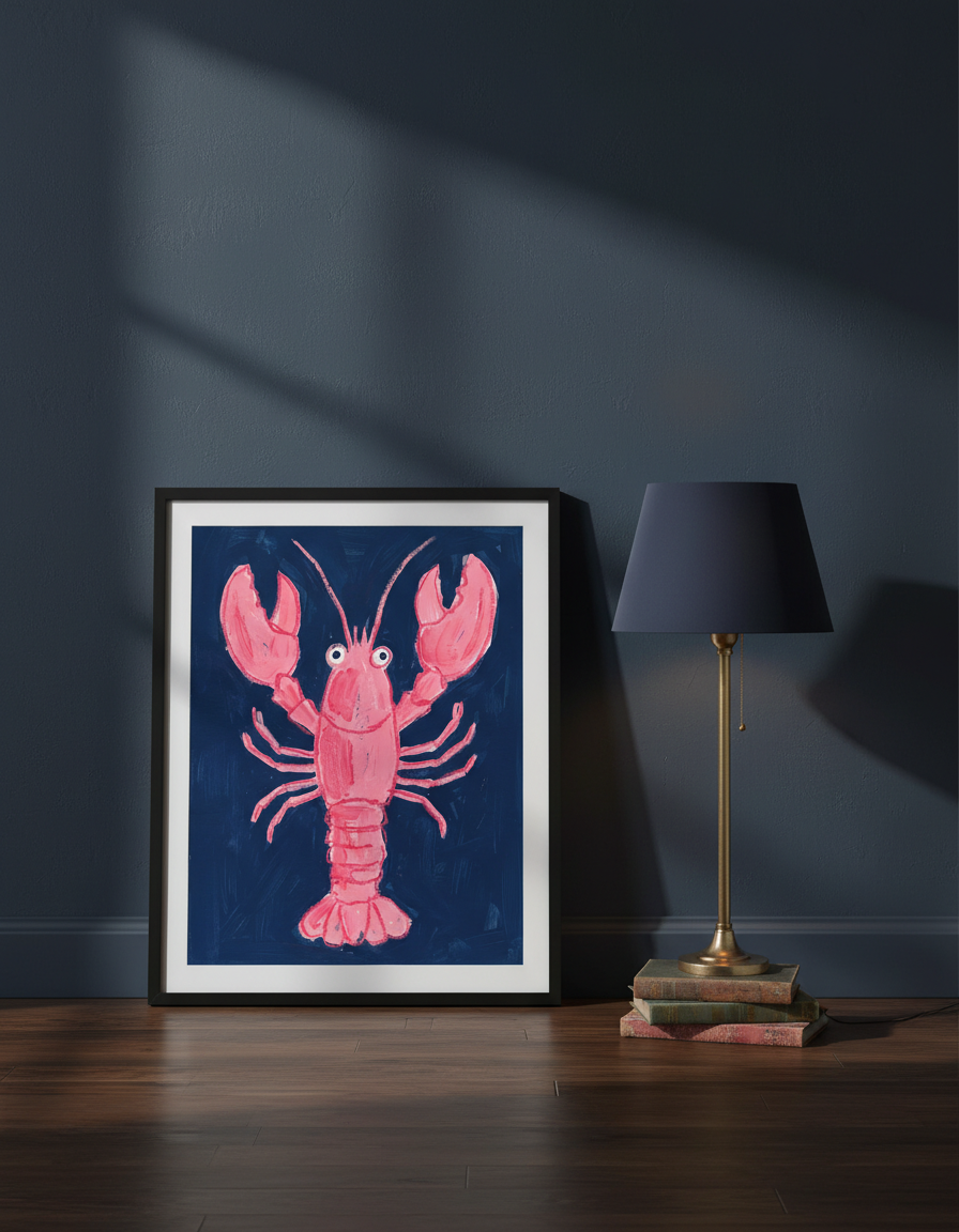 Evinizi Pembe Lobster ile Renklendirin
