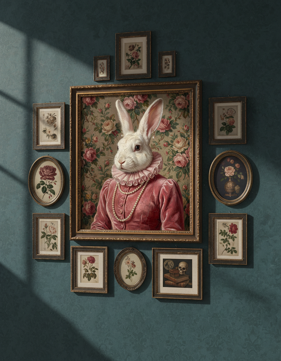 Tavşan ve Çiçekler - Doğanın Güzelliği