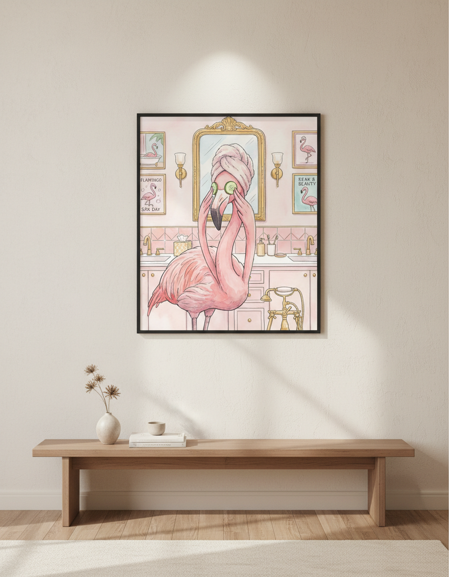 Spa Flamingo Masaj Minderi