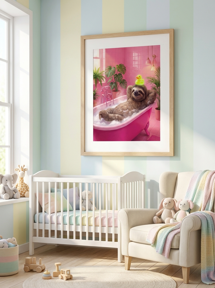 Pembe Tembel Ayı Sanat Eseri