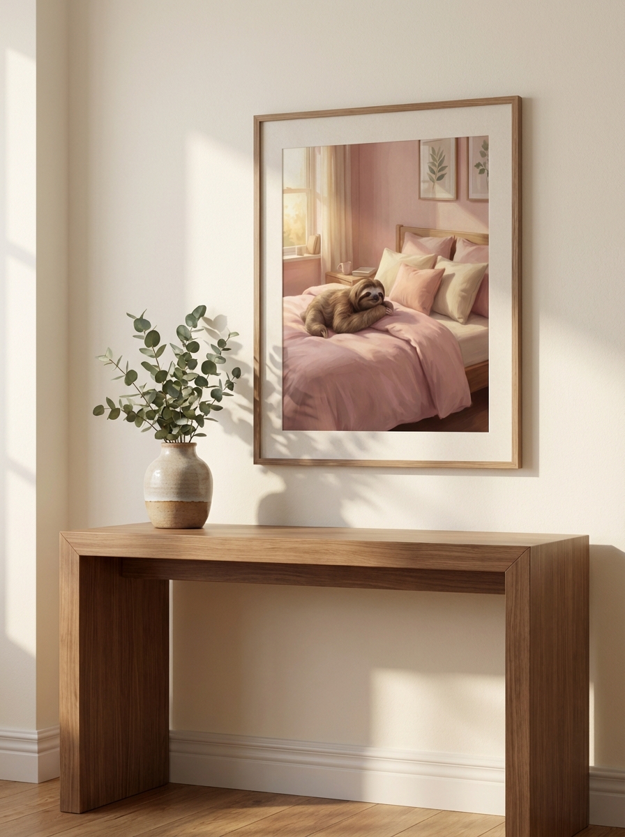 Sevimli ve Rahatlatıcı Duvar Sanatı