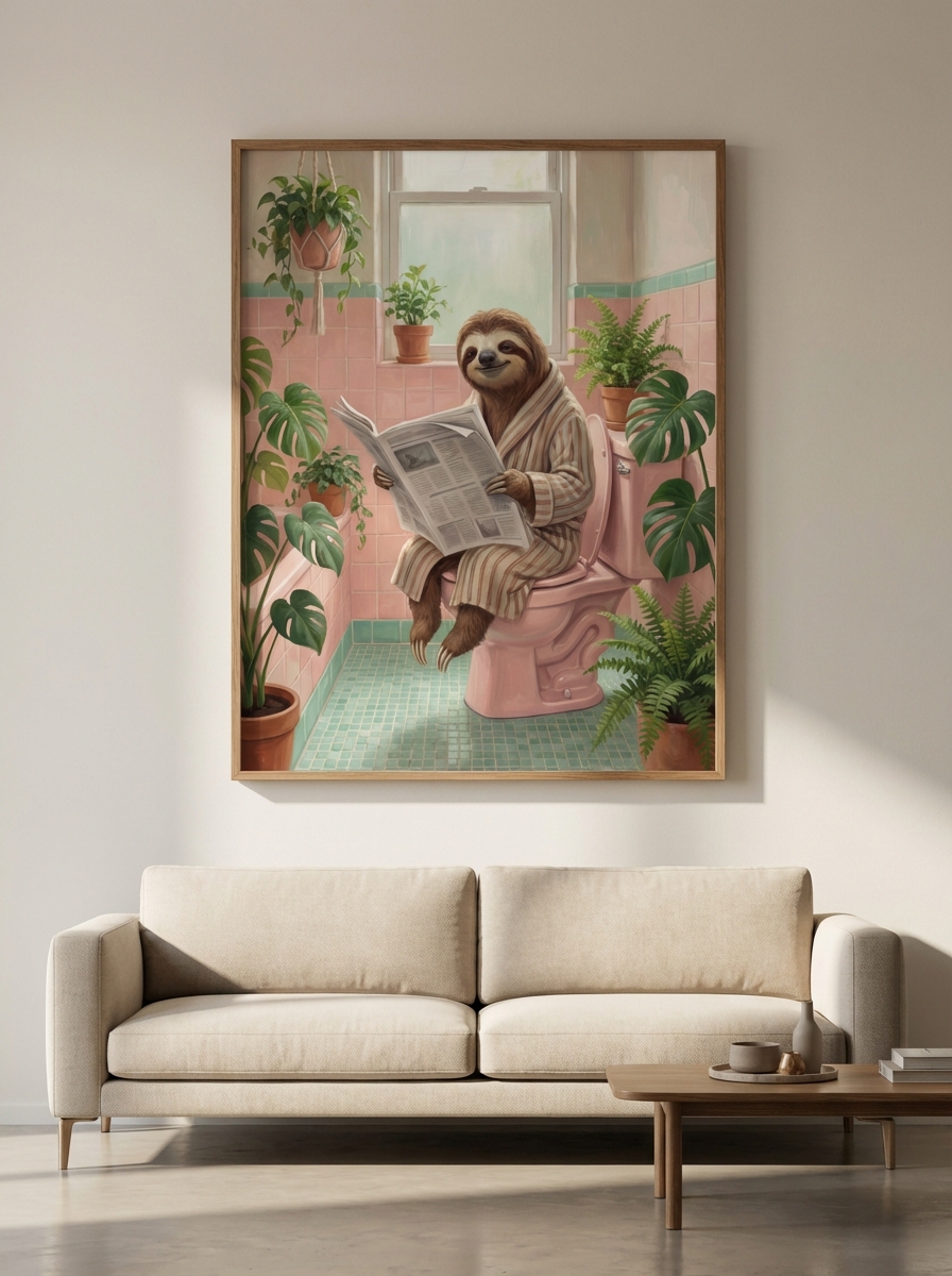 Eğlenceli Sanat: Tembel Ayı