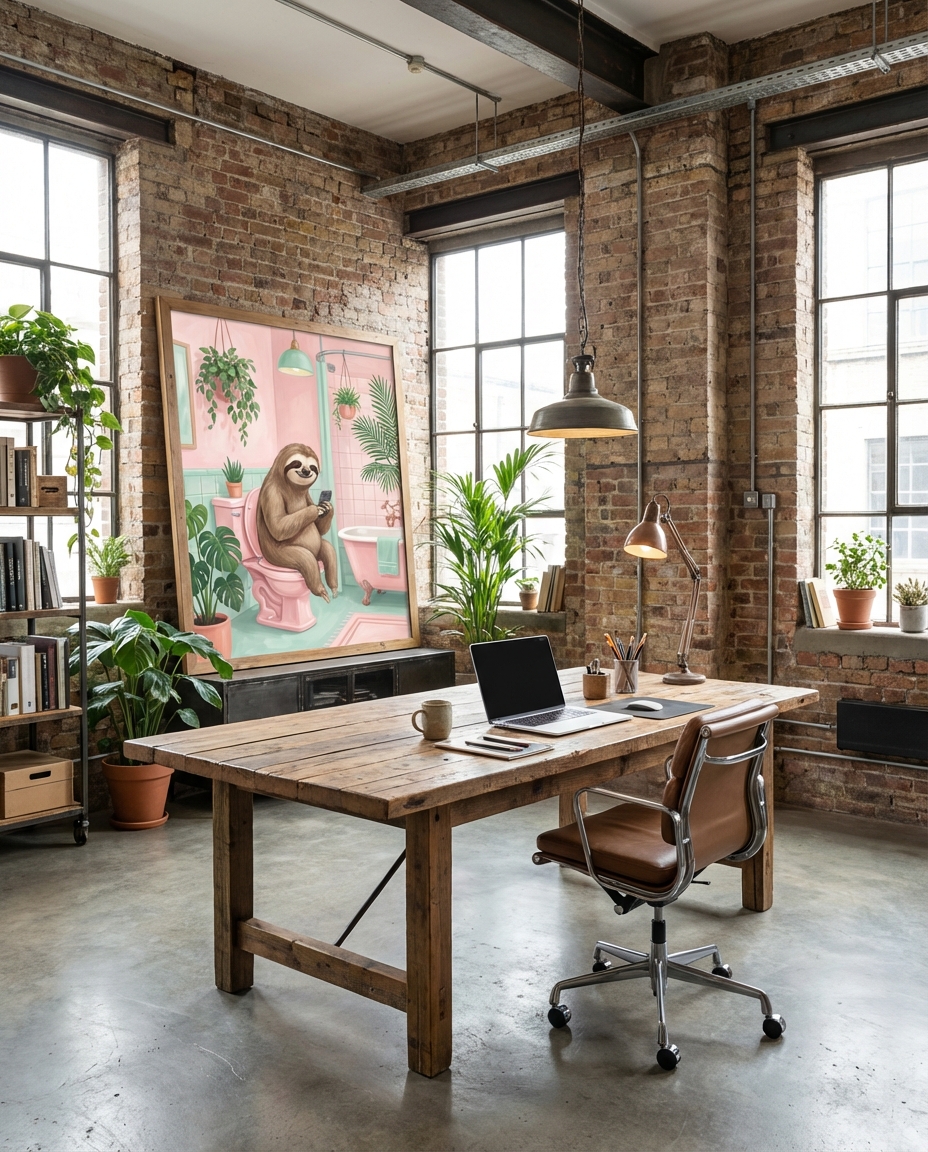 Tuvalette Tembel Hayvan - Evinizde Eğlenceli Bir Dokunuş