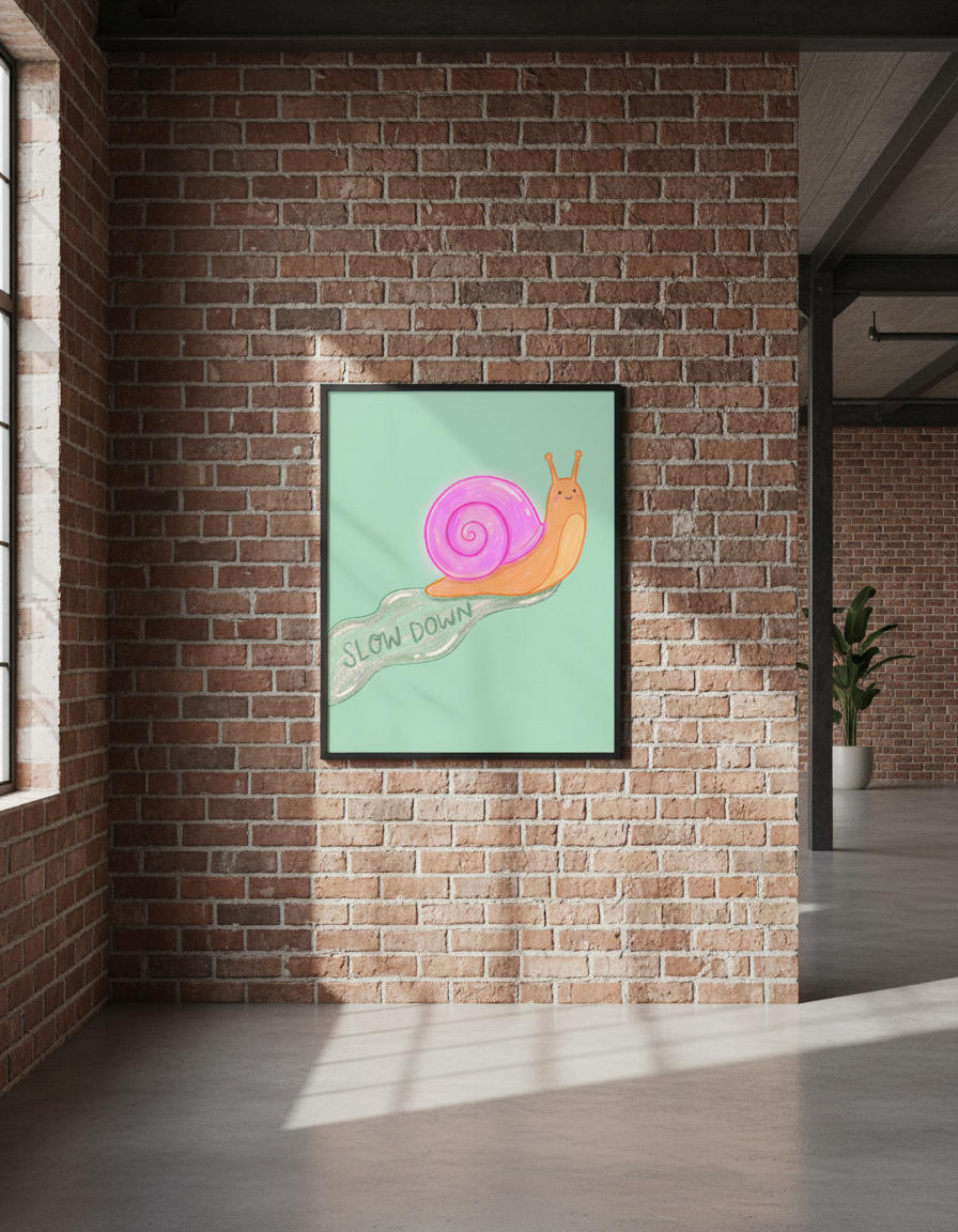 Salyangoz Temalı Çiçeklikler