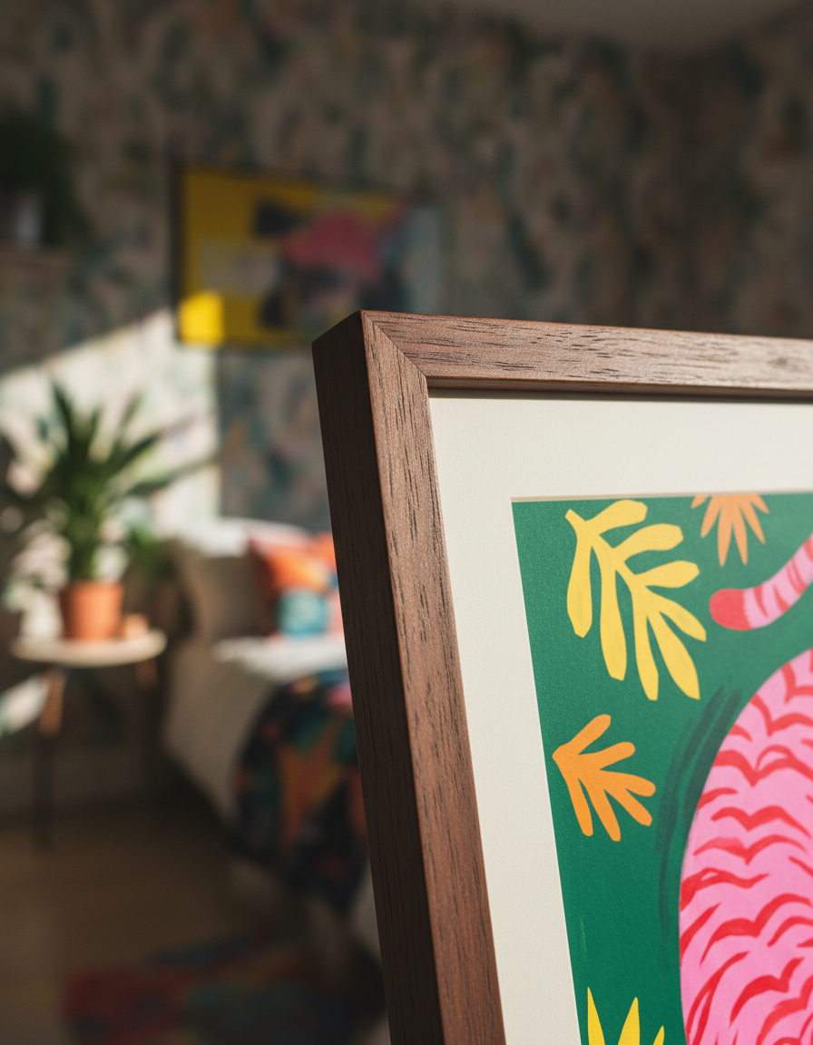 Kaplan Motifli Seramik Bardak Seti