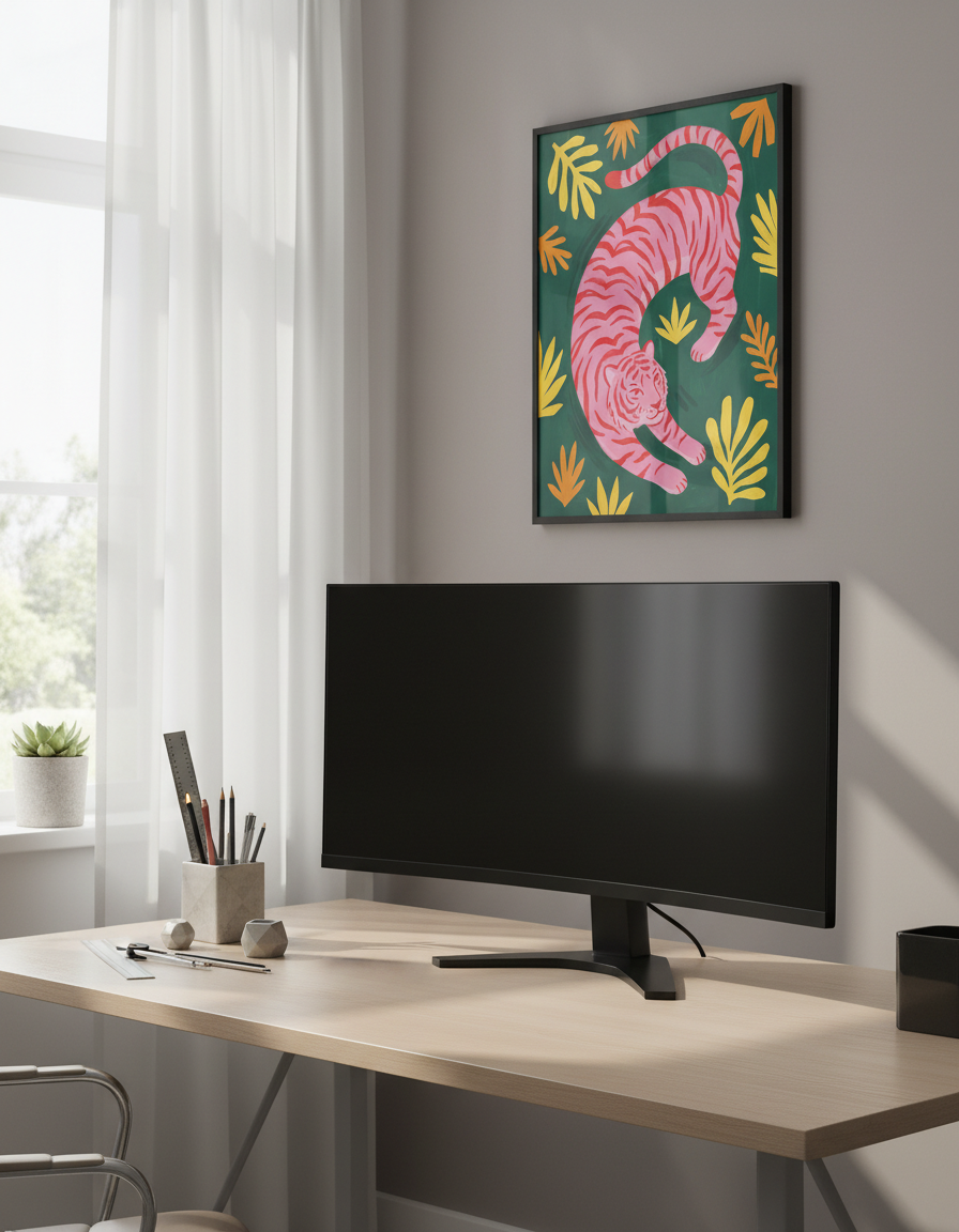 Kaplan Temalı Mutfak Gereçleri Seti