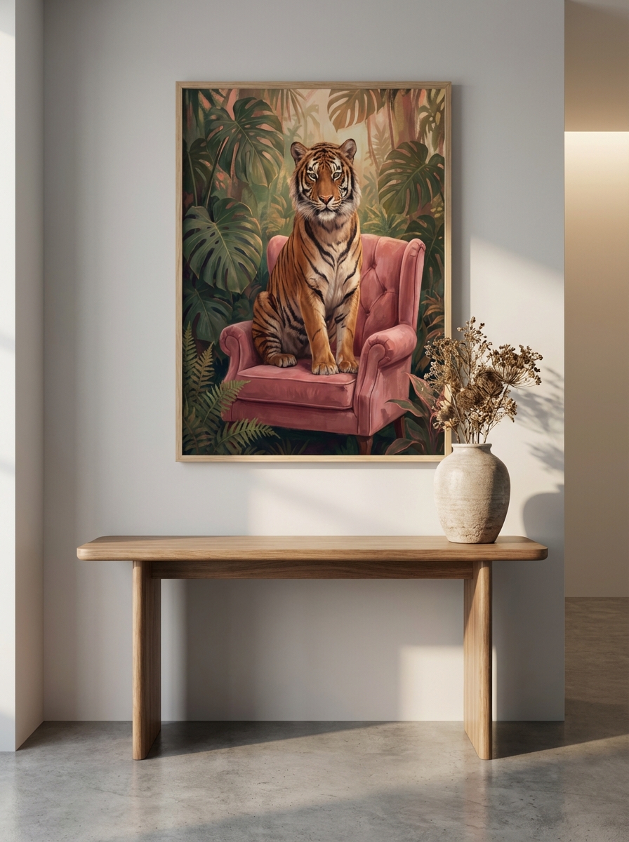 Kaplan Pembe Koltukta: Evinizi Renklendirin