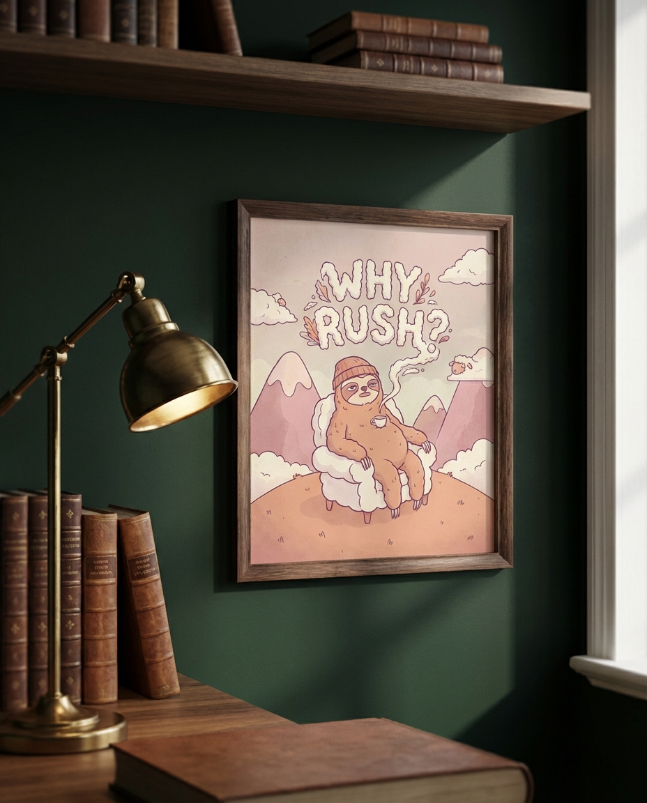 Evinizde Sakinlik: Rustik Sloth Sanatı